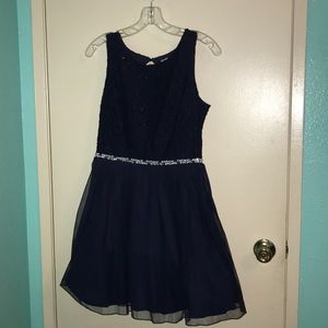 tank top short prom dress